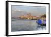 Gondola Lineup in Front of Church of San Giorgio Maggiore. Venice. Italy-Tom Norring-Framed Photographic Print