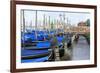 Gondola Lineup. Venice. Italy-Tom Norring-Framed Photographic Print