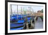 Gondola Lineup. Venice. Italy-Tom Norring-Framed Photographic Print