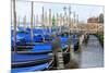 Gondola Lineup. Venice. Italy-Tom Norring-Mounted Photographic Print