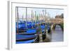 Gondola Lineup. Venice. Italy-Tom Norring-Framed Photographic Print