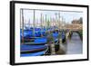 Gondola Lineup. Venice. Italy-Tom Norring-Framed Photographic Print