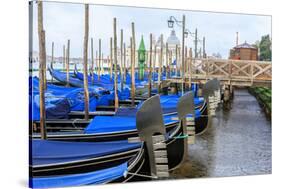Gondola Lineup. Venice. Italy-Tom Norring-Stretched Canvas