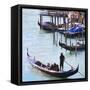Gondola Mooring, Venice-Tosh-Framed Stretched Canvas