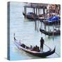 Gondola Mooring, Venice-Tosh-Stretched Canvas