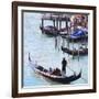 Gondola Mooring, Venice-Tosh-Framed Art Print