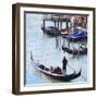 Gondola Mooring, Venice-Tosh-Framed Art Print