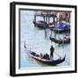 Gondola Mooring, Venice-Tosh-Framed Art Print