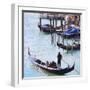 Gondola Mooring, Venice-Tosh-Framed Art Print