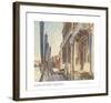 Gondola Moorings on the Grand Canal, 1904/07-John Singer Sargent-Framed Art Print