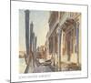 Gondola Moorings on the Grand Canal, 1904/07-John Singer Sargent-Mounted Art Print