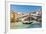 Gondola near Rialto Bridge in Venice, Italy-sborisov-Framed Photographic Print