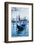 Gondola near Saint Mark Square at Morning - Venice, Italy-Zoom-zoom-Framed Photographic Print