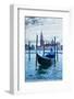 Gondola near Saint Mark Square at Morning - Venice, Italy-Zoom-zoom-Framed Photographic Print