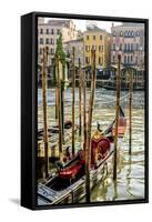 Gondola on a Canal in Venice, Italy-Carlos Sanchez Pereyra-Framed Stretched Canvas