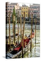 Gondola on a Canal in Venice, Italy-Carlos Sanchez Pereyra-Stretched Canvas