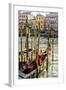 Gondola on a Canal in Venice, Italy-Carlos Sanchez Pereyra-Framed Photographic Print