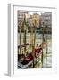 Gondola on a Canal in Venice, Italy-Carlos Sanchez Pereyra-Framed Photographic Print