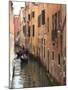 Gondola on a Canal, Venice, UNESCO World Heritage Site, Veneto, Italy, Europe-Amanda Hall-Mounted Photographic Print