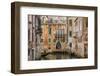 Gondola on canal in Venice, Veneto, Italy-Jon Arnold-Framed Photographic Print