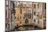 Gondola on canal in Venice, Veneto, Italy-Jon Arnold-Mounted Photographic Print