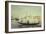 Gondola on Grand Canal, Venice-Jean-Baptiste-Camille Corot-Framed Giclee Print