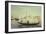 Gondola on Grand Canal, Venice-Jean-Baptiste-Camille Corot-Framed Giclee Print