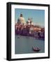 Gondola on the Grand Canal nearing the Santa Maria della Salute, Venice, Italy-Janis Miglavs-Framed Photographic Print