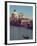 Gondola on the Grand Canal nearing the Santa Maria della Salute, Venice, Italy-Janis Miglavs-Framed Photographic Print