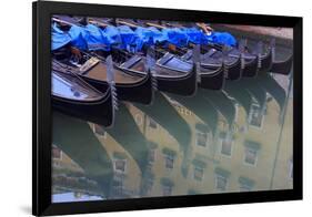 Gondola Parking. Venice. Italy-Tom Norring-Framed Photographic Print