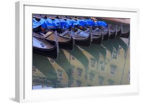 Gondola Parking. Venice. Italy-Tom Norring-Framed Photographic Print