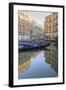 Gondola Parking. Venice. Italy-Tom Norring-Framed Photographic Print