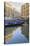 Gondola Parking. Venice. Italy-Tom Norring-Stretched Canvas