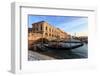 Gondola, Ponte Della Paglia and Riva Degli Schiavoni at sunrise after snow, Venice, UNESCO World He-Eleanor Scriven-Framed Photographic Print