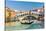 Gondola & Rialto Bridge Venice-null-Stretched Canvas