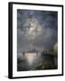 Gondola Ride in the Moonlight, Venice-Konstantinovich Ivan Aivazovsky-Framed Giclee Print