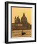 Gondola, Santa Maria Della Salute and Grand Canal at Sunset, Venice, Italy-Jon Arnold-Framed Photographic Print