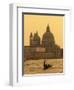 Gondola, Santa Maria Della Salute and Grand Canal at Sunset, Venice, Italy-Jon Arnold-Framed Photographic Print