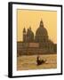 Gondola, Santa Maria Della Salute and Grand Canal at Sunset, Venice, Italy-Jon Arnold-Framed Photographic Print