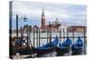 Gondola Station on Grand Canal-George Oze-Stretched Canvas