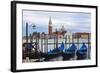 Gondola Station on Grand Canal-George Oze-Framed Photographic Print