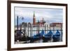 Gondola Station on Grand Canal-George Oze-Framed Photographic Print