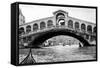 Gondola View of the Rialto Bridge in Venice, Italy, Ca. 1912-null-Framed Stretched Canvas