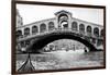 Gondola View of the Rialto Bridge in Venice, Italy, Ca. 1912-null-Framed Premium Photographic Print