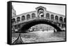 Gondola View of the Rialto Bridge in Venice, Italy, Ca. 1912-null-Framed Stretched Canvas