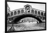 Gondola View of the Rialto Bridge in Venice, Italy, Ca. 1912-null-Framed Photographic Print