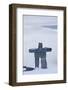 Gondola, Whistler to Blackcomb, Inuksuk First Nation Marker, British Columbia, Canada-Walter Bibikow-Framed Photographic Print