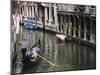 Gondola with Passengers on a Canal, Venice, Italy-Dennis Flaherty-Mounted Photographic Print