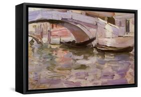 Gondolas, 1899-John Singer Sargent-Framed Stretched Canvas