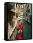 Gondolas along Canal, Venice, Italy-Lisa S. Engelbrecht-Framed Stretched Canvas